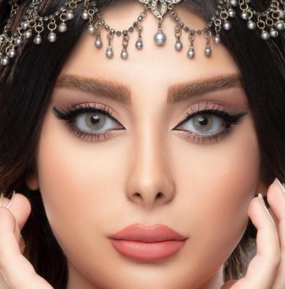 عکس چشم طوسی سبز