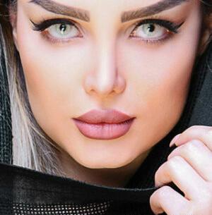 عکس چشم طوسی سبز