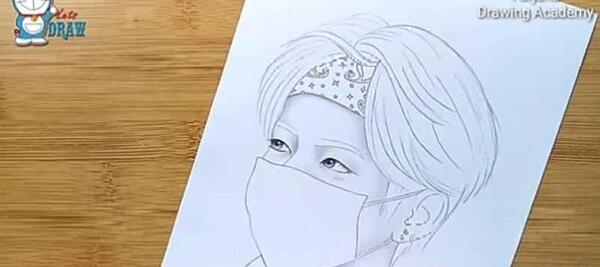 عکس چشم تهیونگ برای نقاشی