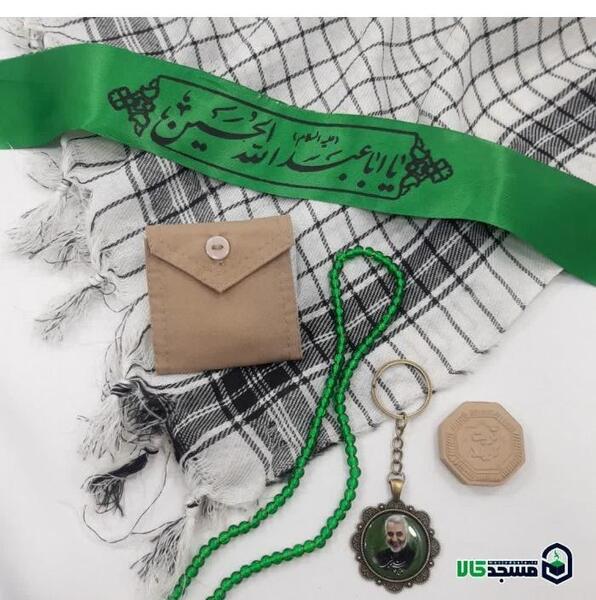 عکس چشم با چفیه