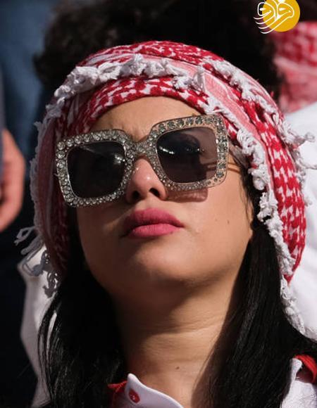 عکس چشم با چفیه