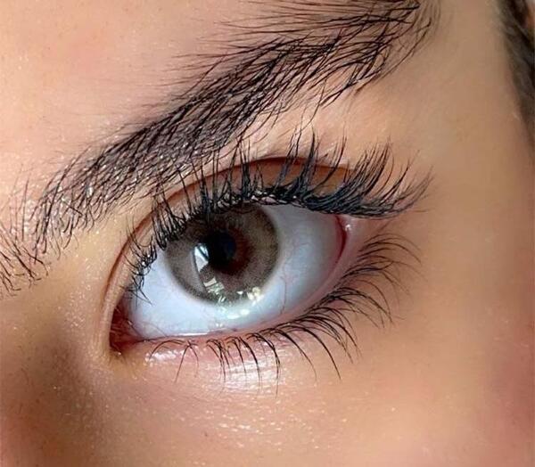 عکس چشم طبیعی عسلی