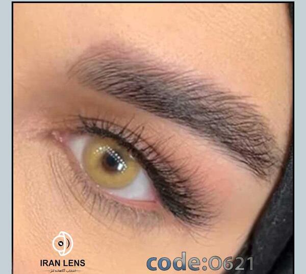 عکس چشم طبیعی عسلی
