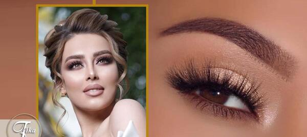 عکس ارایش چشم عروسکی