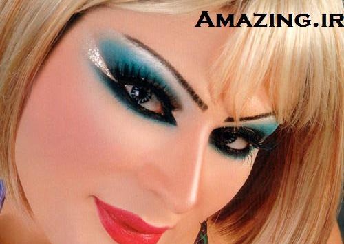 عکس ارایش چشم عروسکی