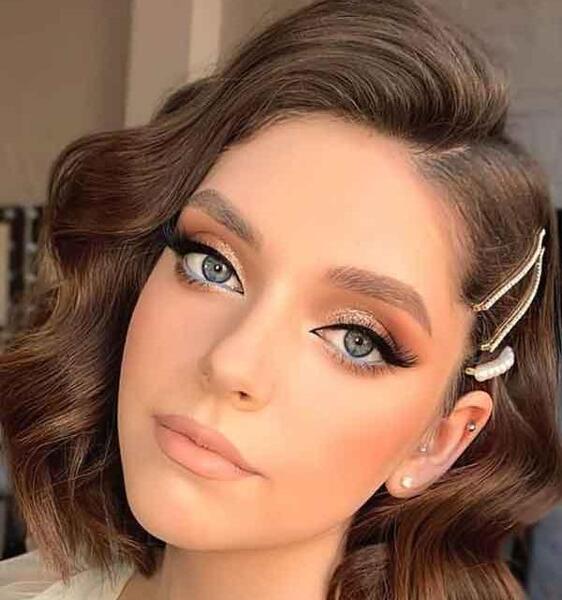 عکس ارایش چشم عروسکی