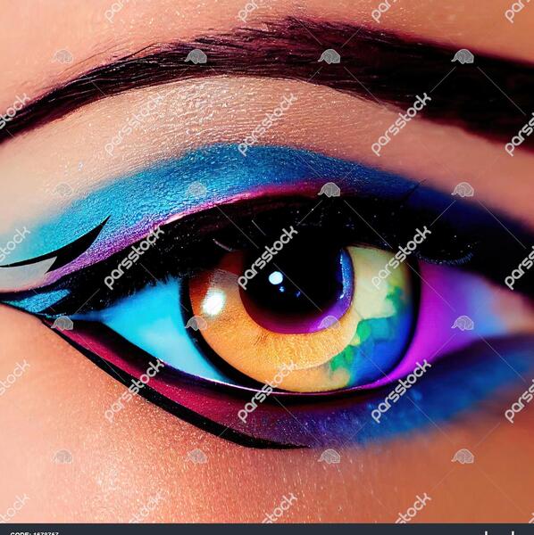 عکس خط چشم فانتزی