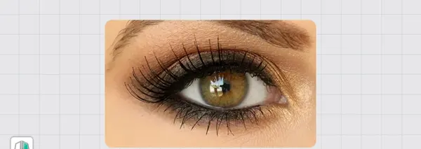 عکس رنگ چشم قهوه ای روشن