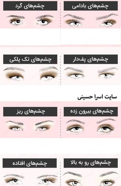 عکس چشم کشیده و درشت