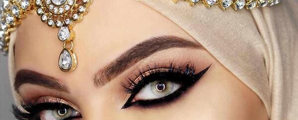 عکس سایه چشم نقاشی شده
