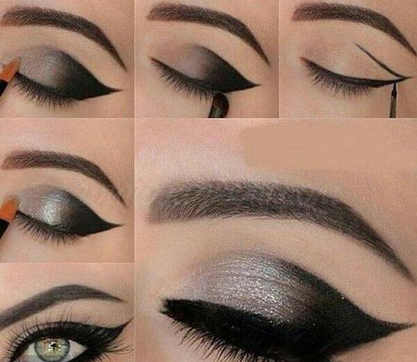 عکس سایه چشم نقاشی شده