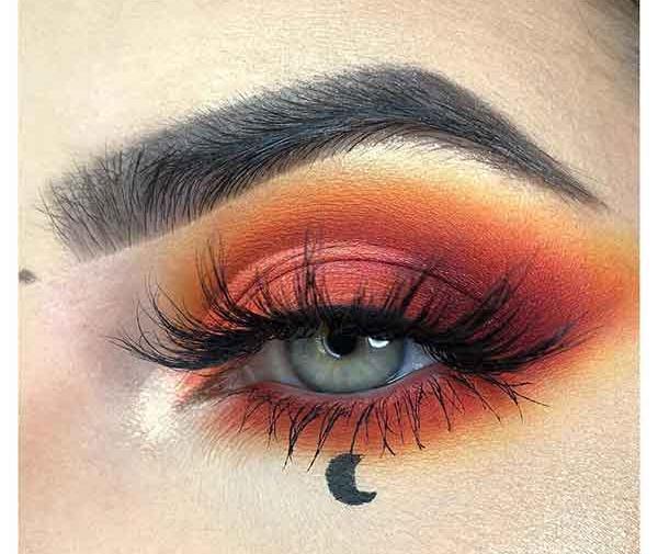 عکس سایه چشم نقاشی شده