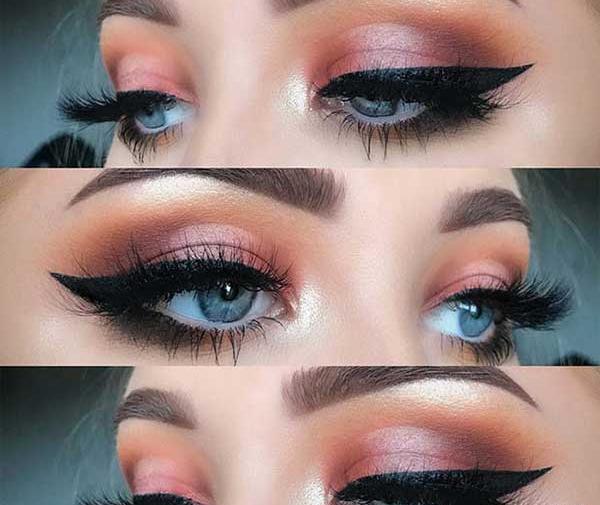 عکس سایه چشم نقاشی شده