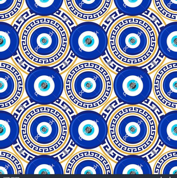 عکس مهره آبی چشم زخم