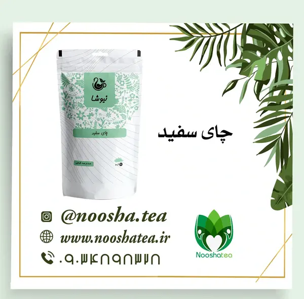 عکس بوته چای سفید