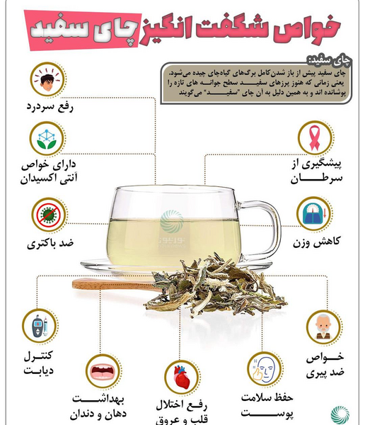 عکس از چای سفید