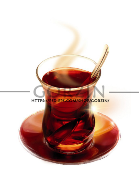 عکس استکان چای کمر باریک