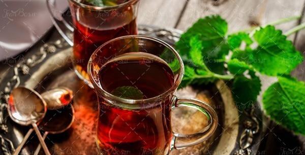 عکس استکان چای کمر باریک