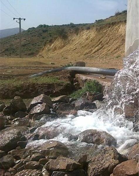 عکس چاه آب کازرون