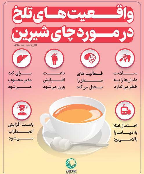 عکس چای خوردن رهبری
