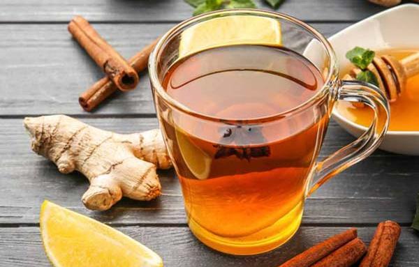 عکس چای سیب و دارچین