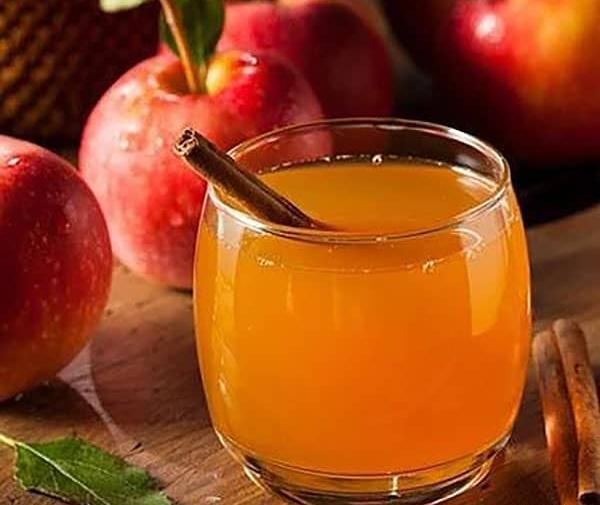 عکس چای سیب و دارچین
