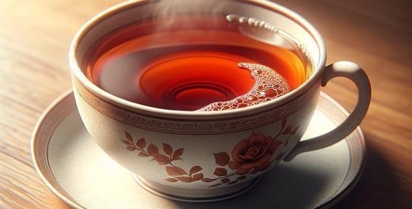 عکس ریختن چای در فنجان
