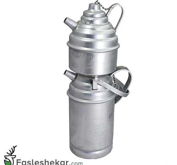 عکس کتری چای روی آتش