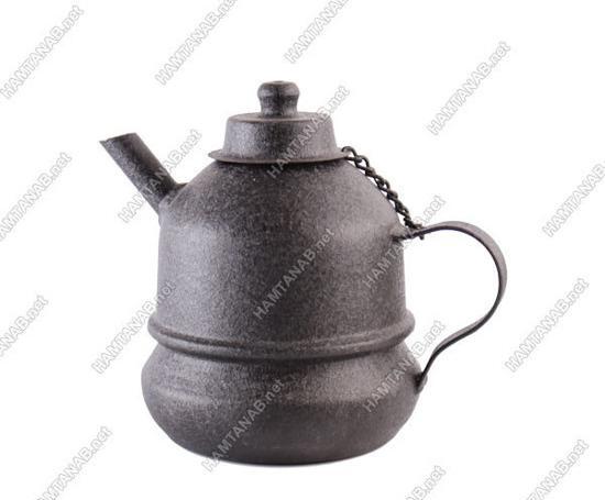 عکس کتری چای روی آتش