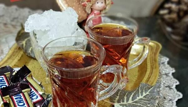 عکس چای سیاه و سبز