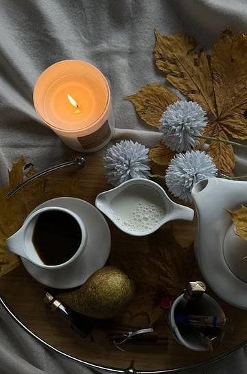 عکس فنجان چای صبحانه