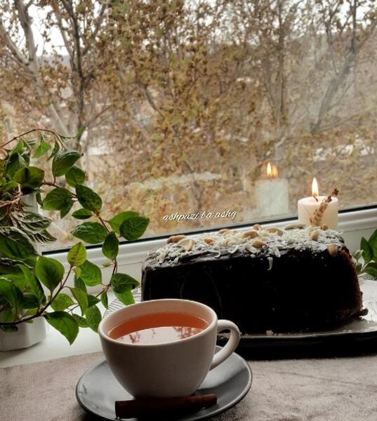 عکس فنجان چای صبحانه