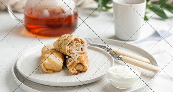 عکس فنجان چای صبحانه
