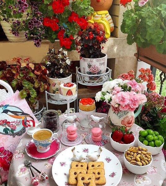 عکس چای عصرونه
