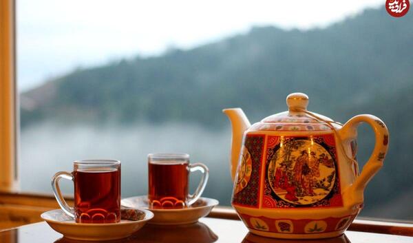 عکس چای با قوری