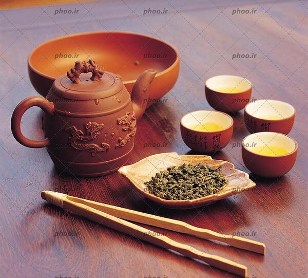 عکس چای با قوری