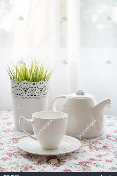 عکس چای با قوری