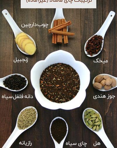 عکس چای ماسالا اصل