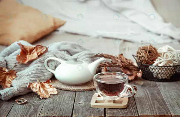 عکس قوری و استکان چای