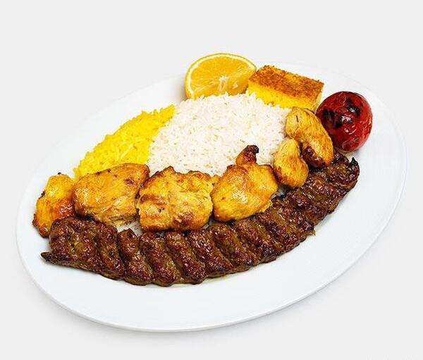 دانلود عکس چلو کباب وزیری