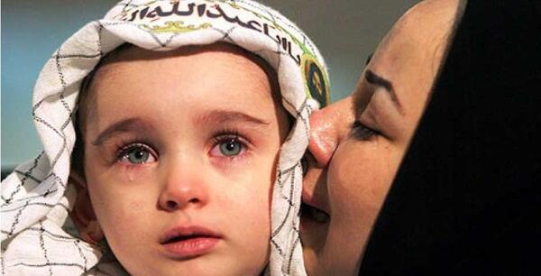 عکس حضرت علی اصغر کودکانه