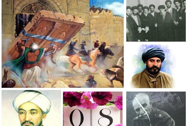 عکس حضرت علی و در خیبر