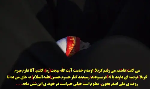 عکس زیبای حضرت علی اصغر