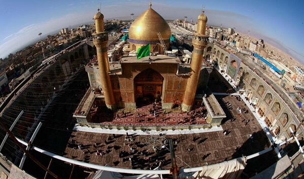 عکس گنبد حضرت علی علیه السلام