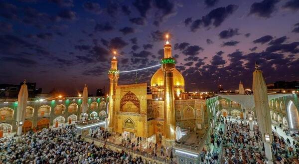 عکس صحن حضرت علی