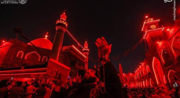 عکس نوشته ضربت خوردن حضرت علی ع