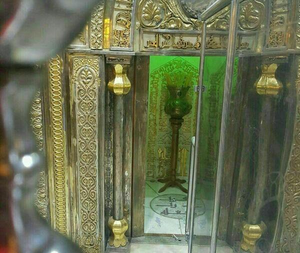 عکس نوشته ضربت خوردن حضرت علی ع