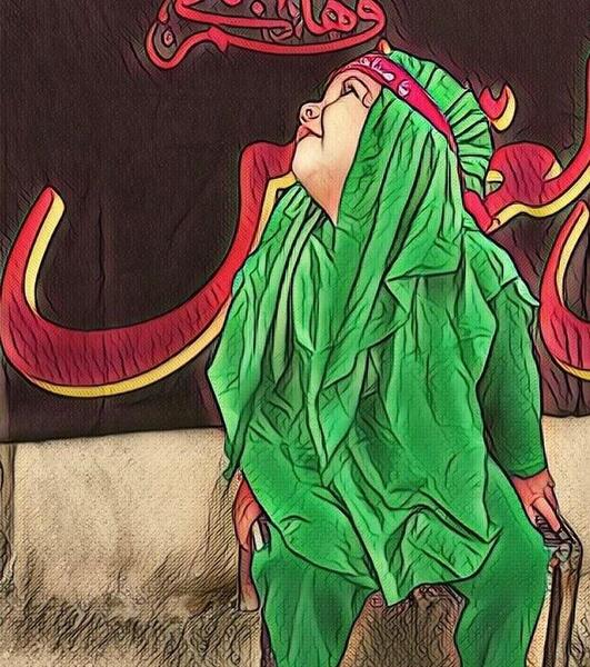 عکس کودکانه حضرت علی اصغر