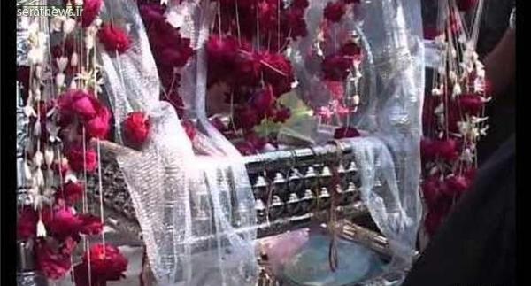 عکس از گهواره حضرت علی اصغر