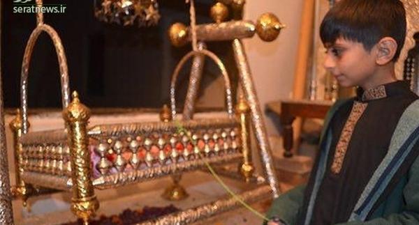 عکس از گهواره حضرت علی اصغر